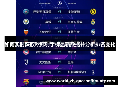 如何实时获取欧冠射手榜最新数据并分析排名变化